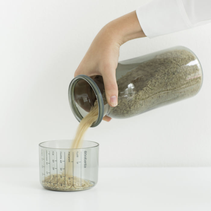 Brabantia Voorraadpot met Maatbeker 1,3 L - 2 st.