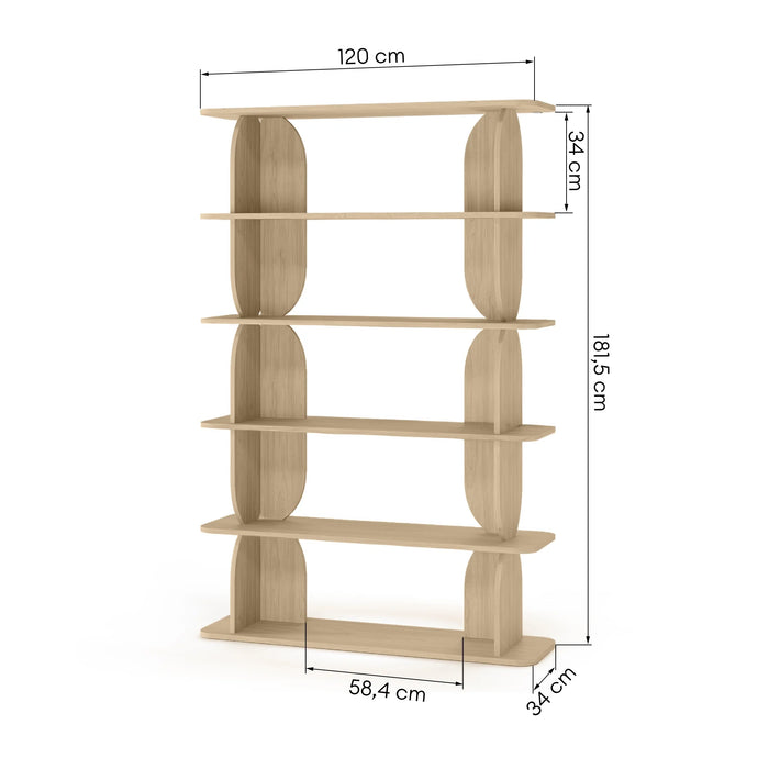 by fonQ Curbe Stellingkast - Naturel