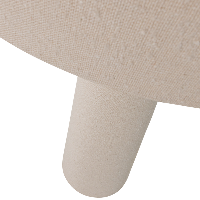WOOOD Loft Vloerlamp XXL Ø70 CM - Metaal|Bouclé - Naturel - 160x70x70
