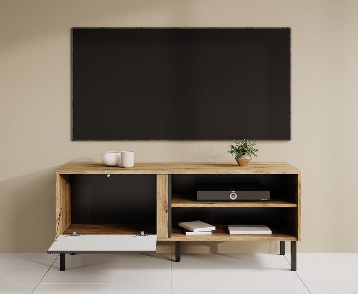 Meubella - TV-Meubel Margareth - Eiken - 120 cm