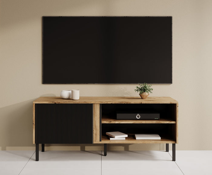 Meubella - TV-Meubel Margareth - Eiken - 120 cm