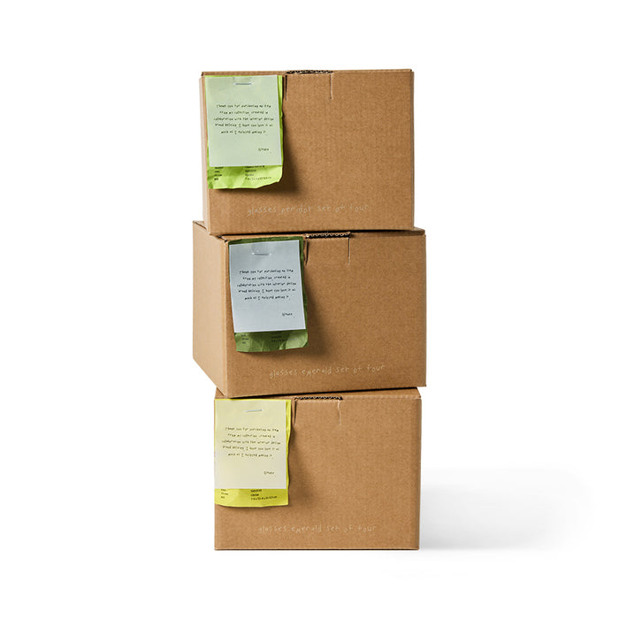 HKliving Nienke Sikkema Wijnglazen - Set van 4 - Peridot