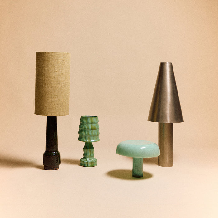 HKliving Mushroom Tafellamp H 20,5 cm - Mint