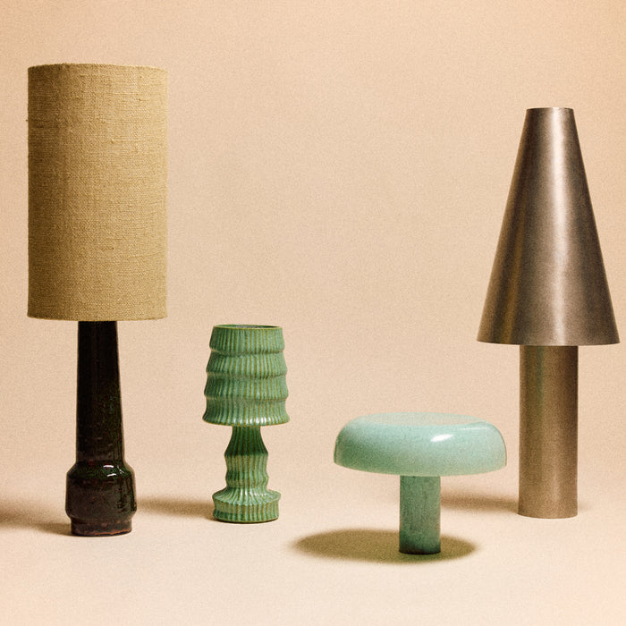 HKliving Mushroom Tafellamp H 20,5 cm - Mint