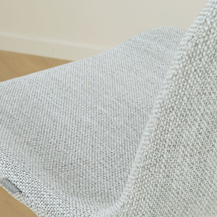 Nolon Nino-Fé Barkruk Grijs Melange - Wit Onderstel - 65 Cm