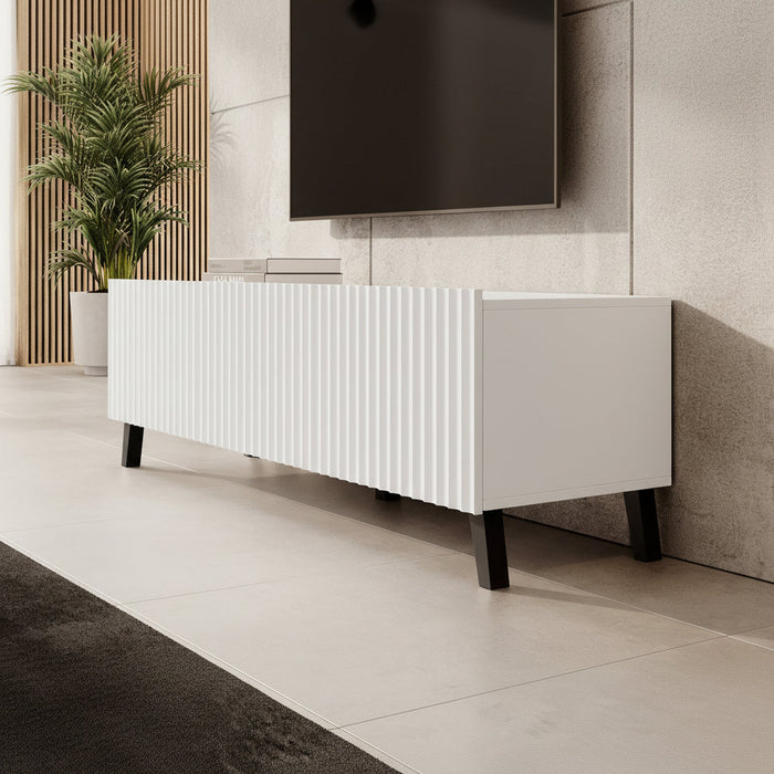 Meubella - TV-Meubel Pepinos 2 - Wit - 150 cm