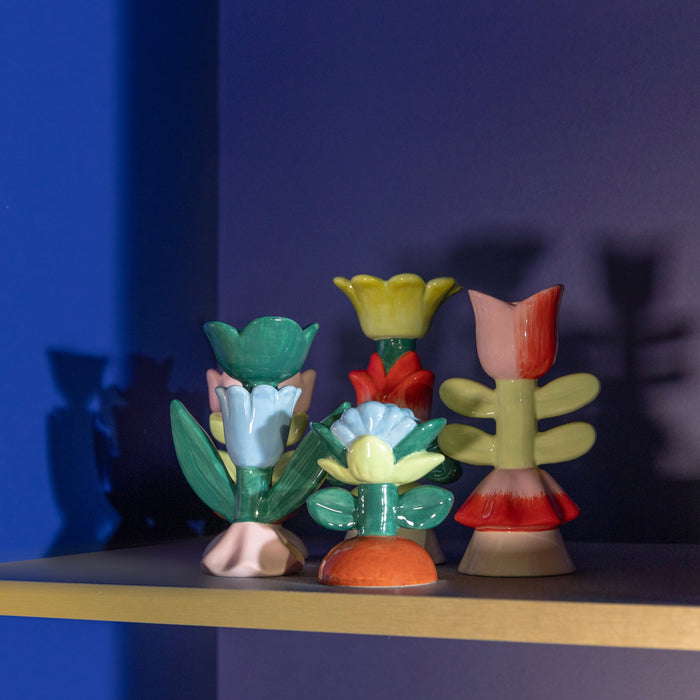 &k amsterdam Blume Kandelaar - Medium