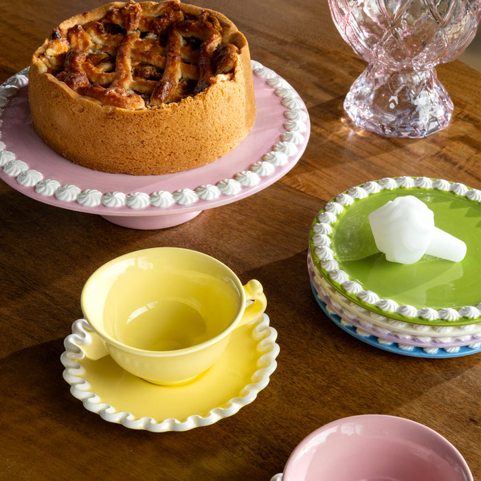 &k amsterdam Whip Kop & Schotel - Set van 2 - Roze