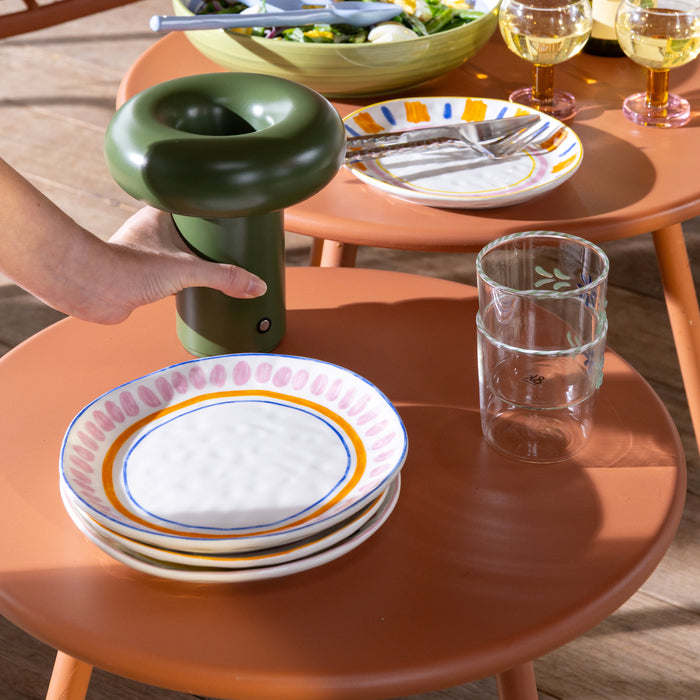 &k amsterdam Glimpse Tafellamp - Moss Green