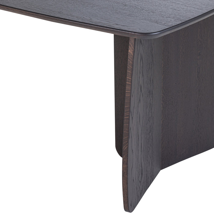 by fonQ Oakline Curve Eettafel B 180 cm - Mystic Brown