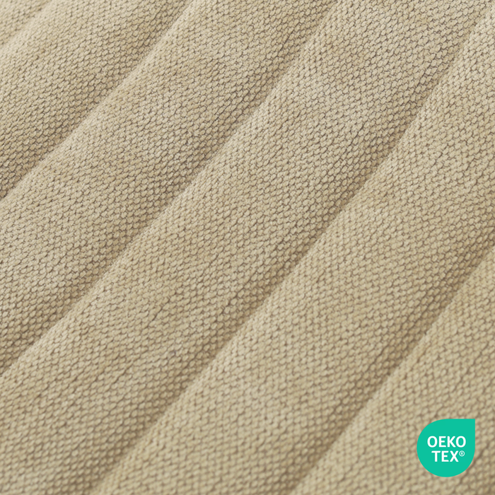 Nolon Noa-Liz Eetkamerstoel Wit met Nougatbruin Zitkussen Wit