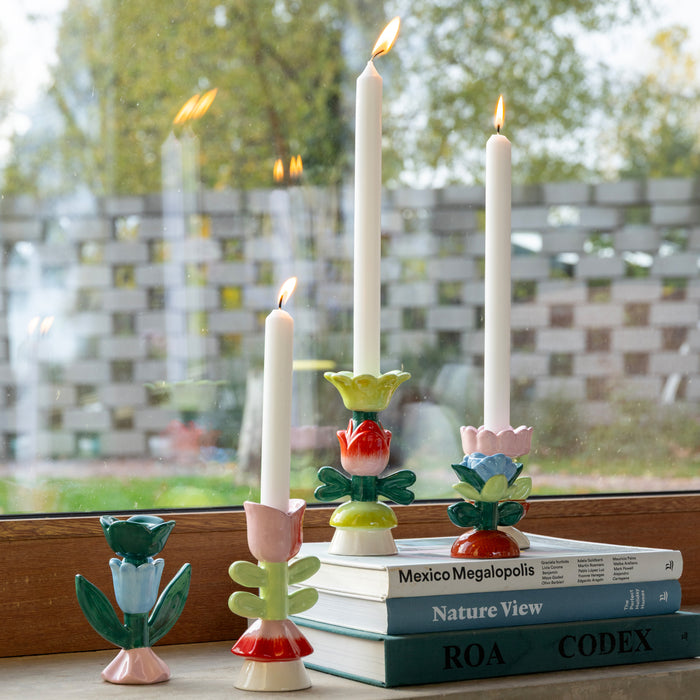 &k amsterdam Blume Kandelaar - Medium