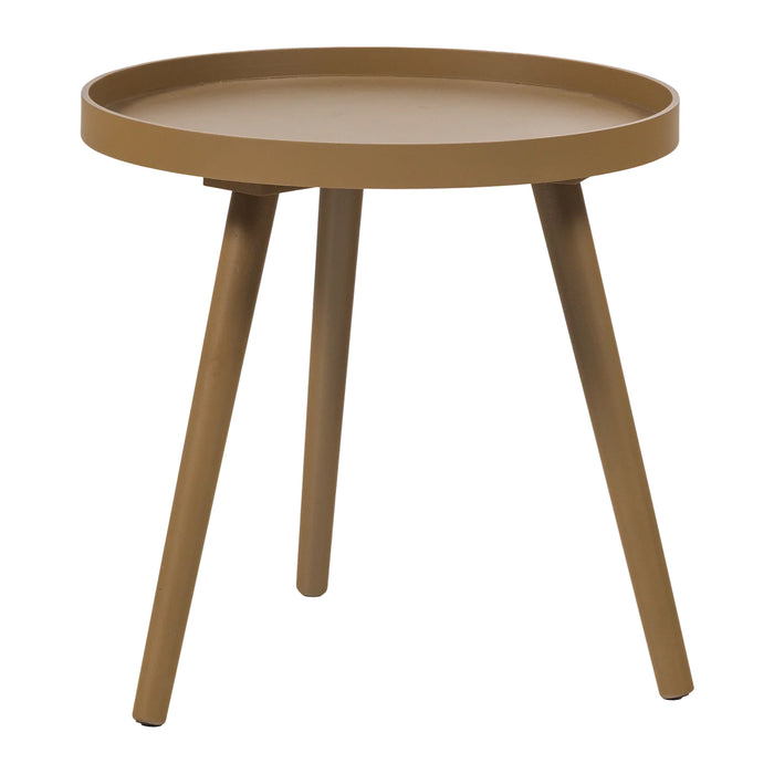 WOOOD Sasha Bijzettafel - Honinggeel