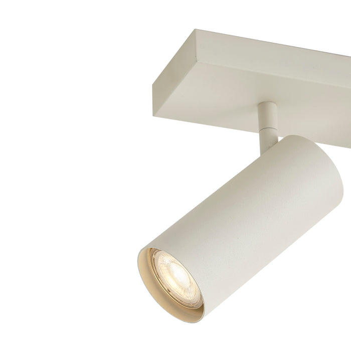 QAZQA Moderne plafondlamp beige 102cm 6-lichts verstelbaar - Renna