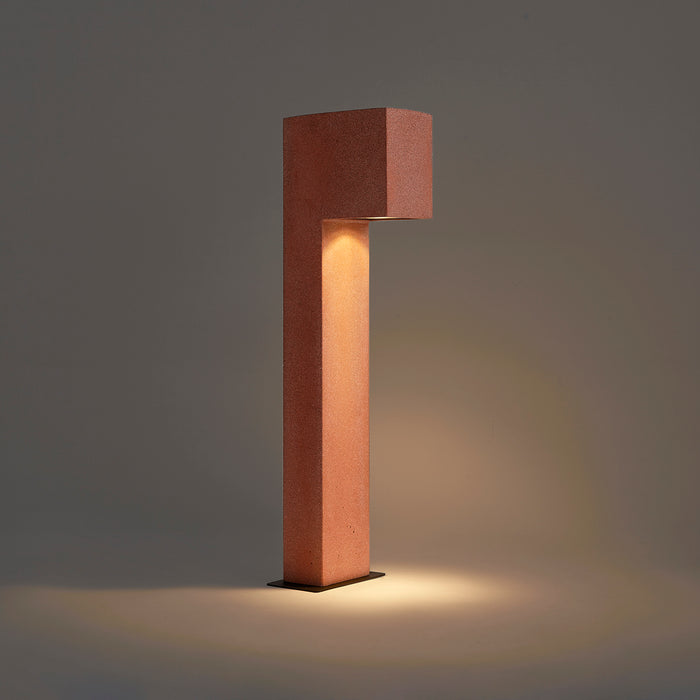 QAZQA Modern buiten paaltje terracotta 65cm IP44 - Pompei