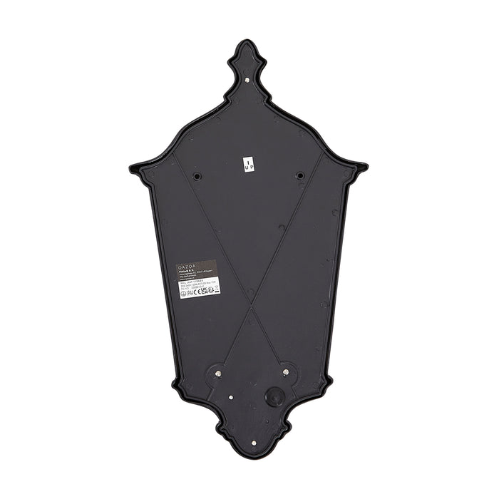 QAZQA klassieke buiten wandlantaarn zwart IP44 - Havana half