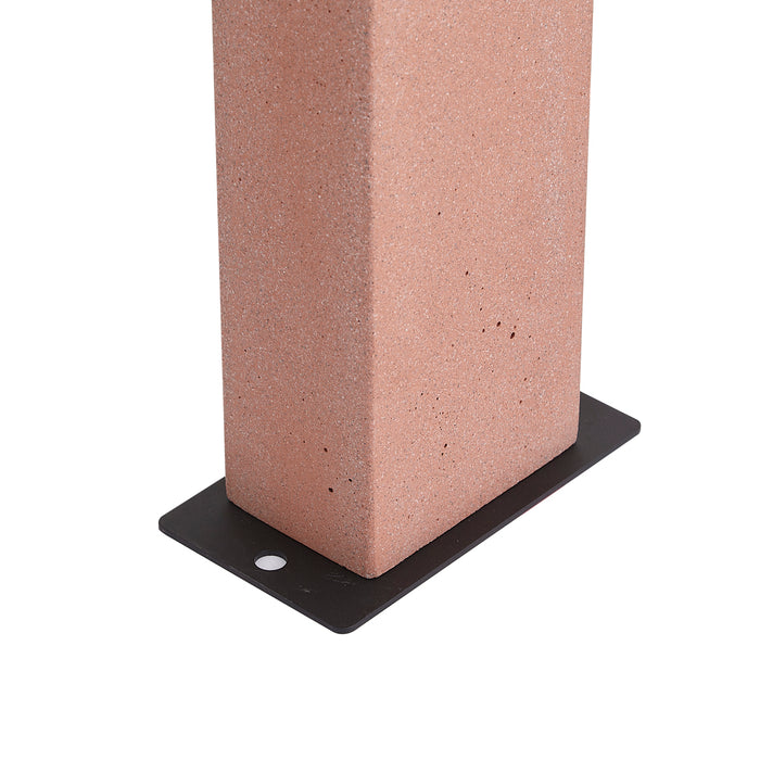 QAZQA Modern buiten paaltje terracotta 65cm IP44 - Pompei