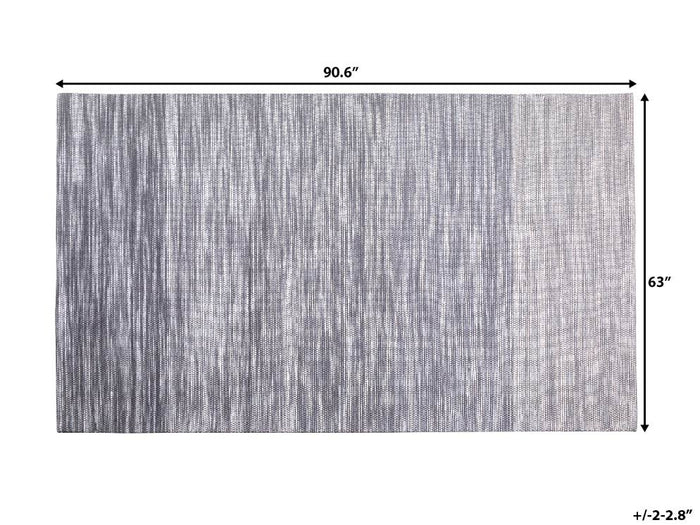 Beliani - KAPAKLI - Laagpolig vloerkleed - Grijs - 160 x 230 cm - Wol