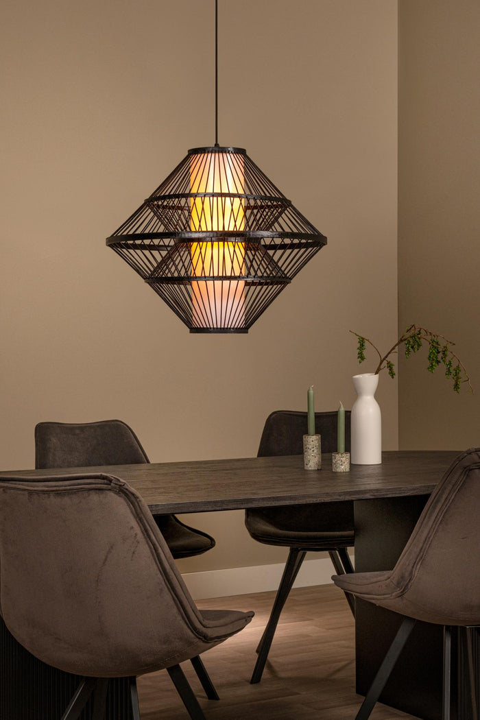 Lucide PASQUINO Hanglamp - Zwart