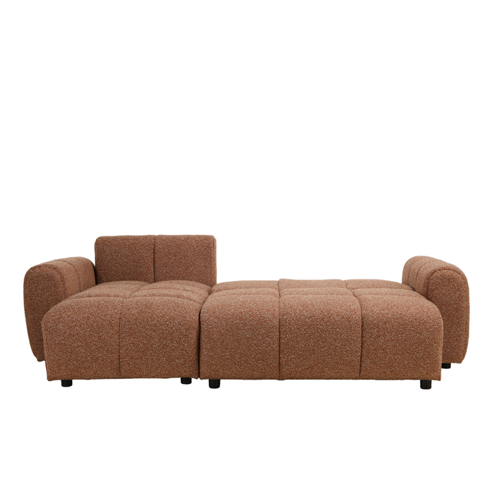 Bronx71 Slaapbank 2 persoons Inka terracotta bouclé mélange