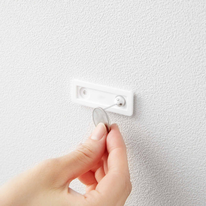 Yamazaki Tower Föhnhouder verstelbaar mandmontage - Wit