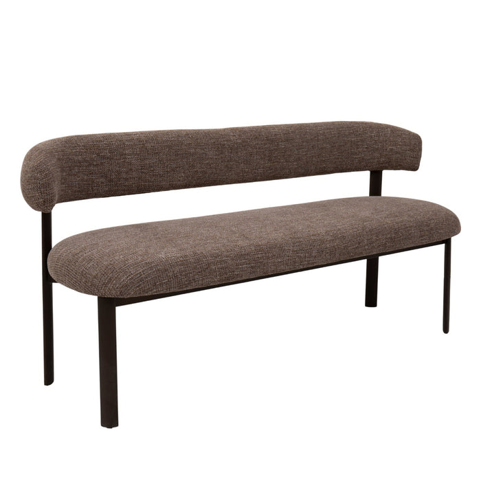 DÉJA Living - Eetkamerbank Taupe Brons - 160cm - Alamo