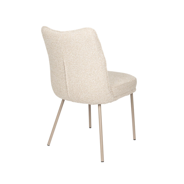 Housecraft Living Jacques Eetkamerstoelen Beige - Set van 2