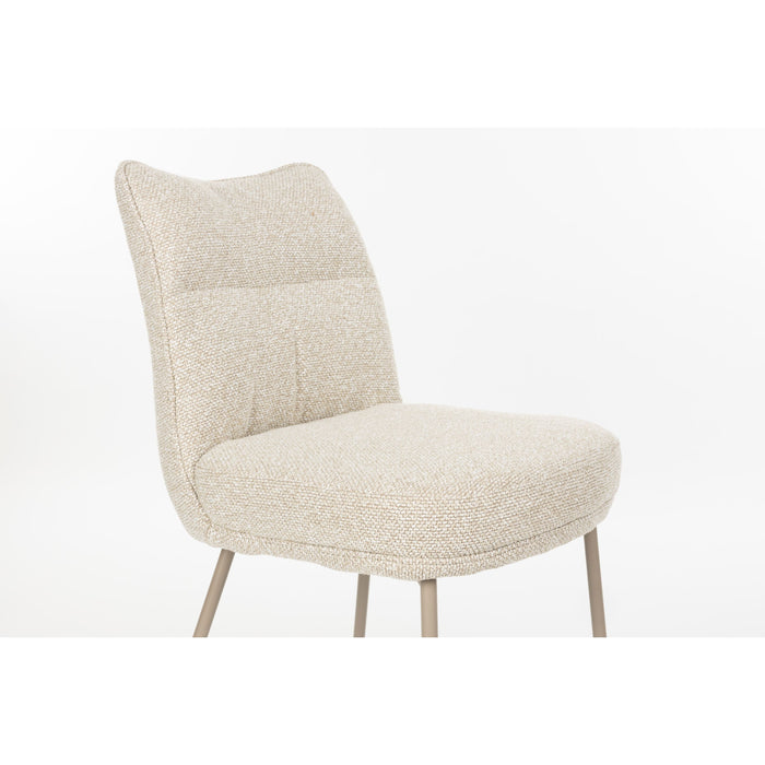 Housecraft Living Jacques Eetkamerstoelen Beige - Set van 2