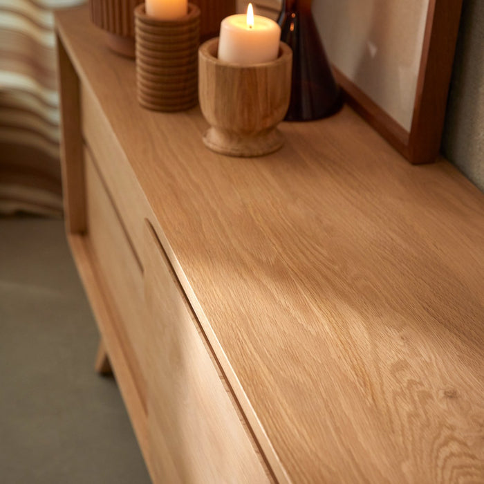 Tikamoon - Eikenhouten tv-meubel 130 Esmée