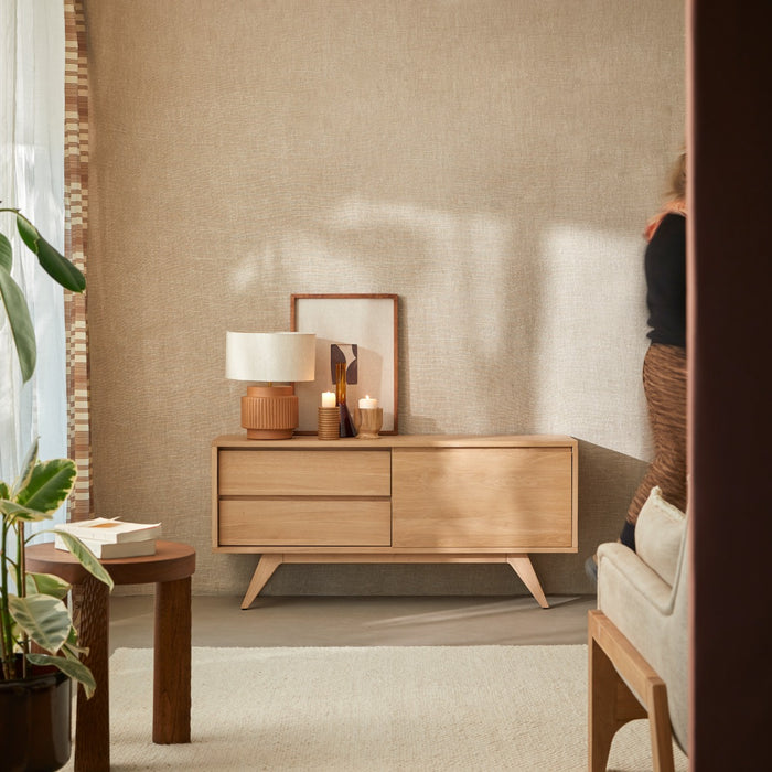 Tikamoon - Eikenhouten tv-meubel 130 Esmée