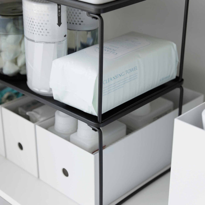 Yamazaki Tower Stapelbaar rek inklapbaar M - Zwart