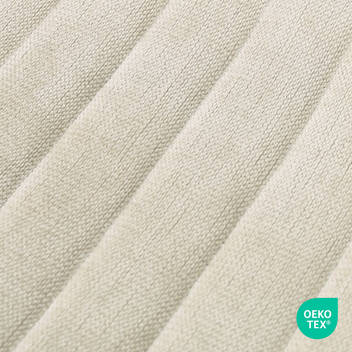 Nolon Noa-Liv eetkamerstoel wit met naturelbeige zitkussen - wit