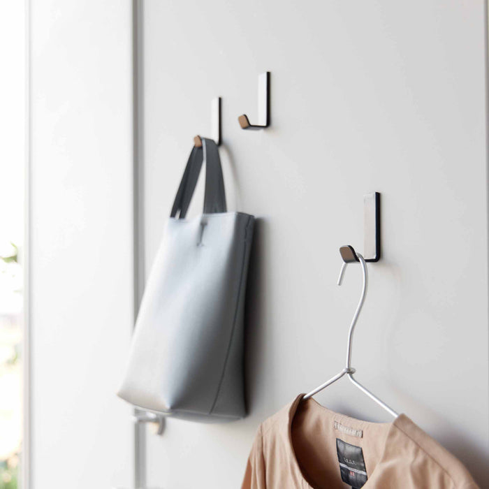 Yamazaki Tower Haak magnetisch S set van 3 - Zwart