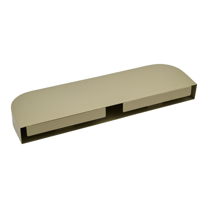 Wandplank Disk - Groen - Metaal - 70x7x20cm (BxHxD)