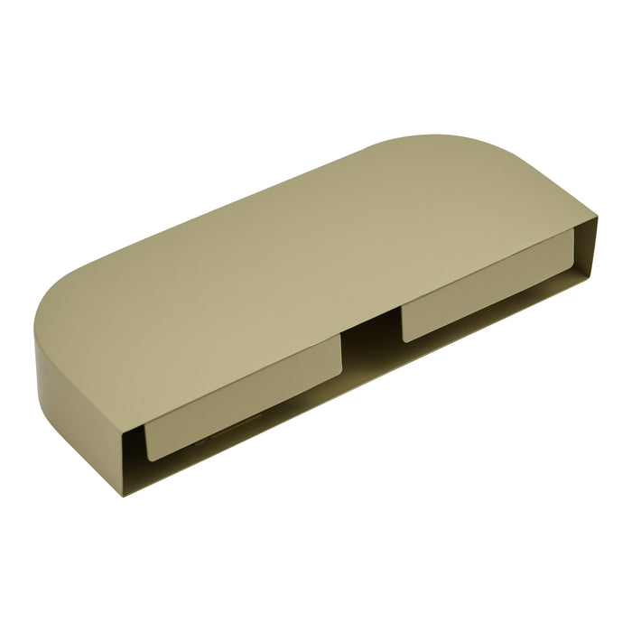 Wandplank Disk - Groen - Metaal - 50x7x20cm (BxHxD)