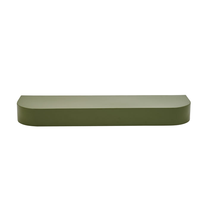 Wandplank Disk - Groen - Metaal - 70x7x20cm (BxHxD)