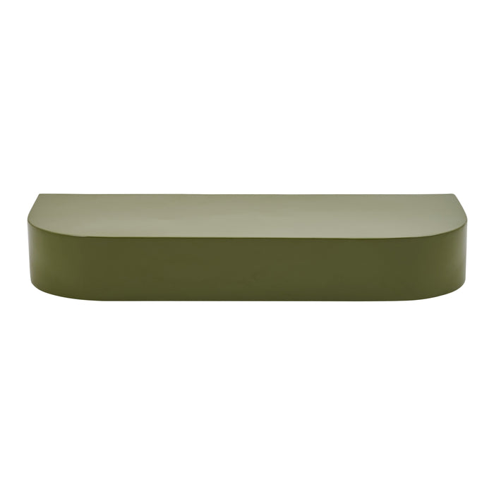 Wandplank Disk - Groen - Metaal - 50x7x20cm (BxHxD)