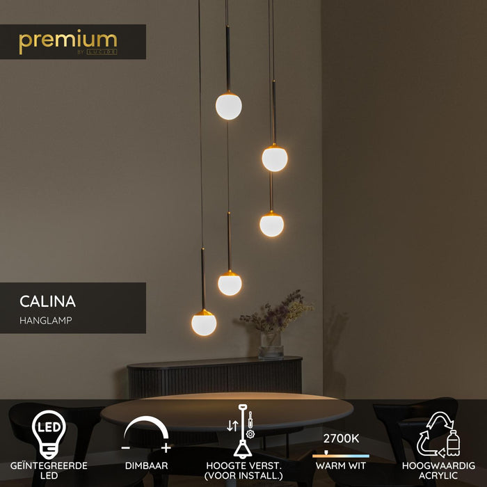 Lucide Premium CALINA Hanglamp - Zwart