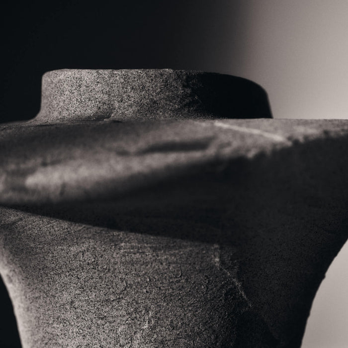 Ferm Living Evio Vaas H 35 cm - Burnt Umber