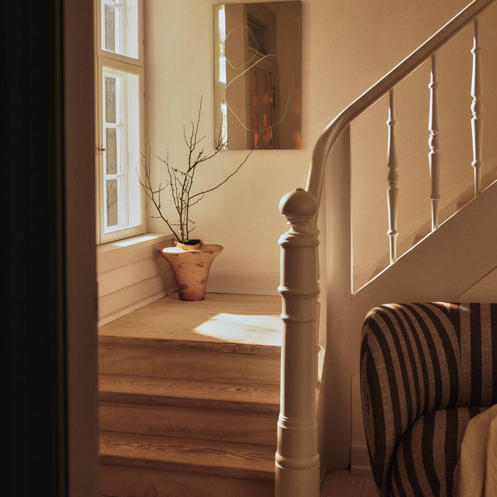 Ferm Living Folia Spiegel H 82 cm - Silver