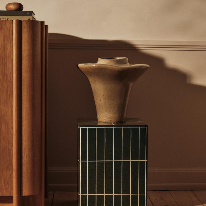 Ferm Living Evio Vaas H 35 cm - Elm Green