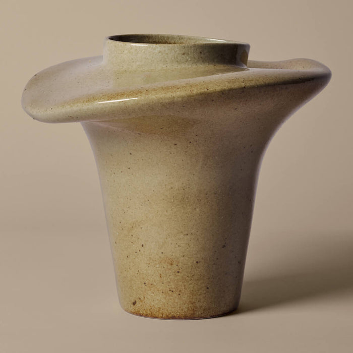 Ferm Living Evio Vaas H 35 cm - Elm Green