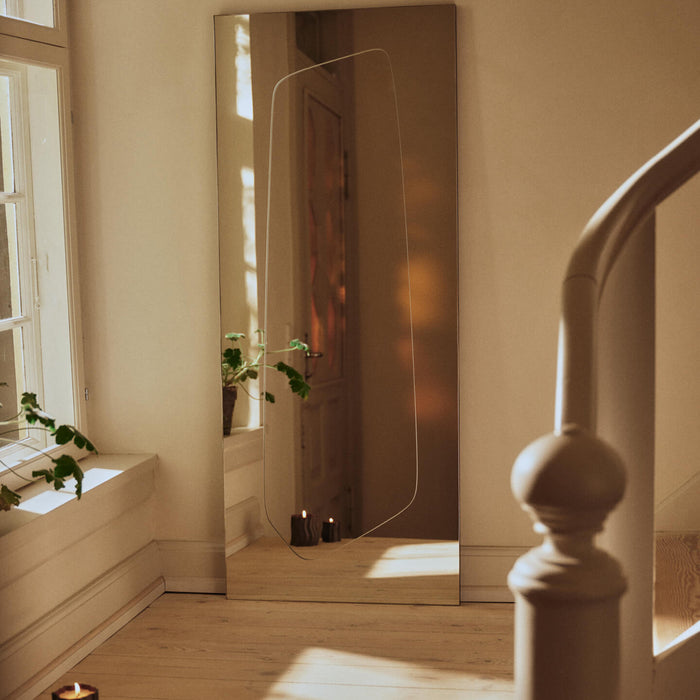 Ferm Living Folia Spiegel H 135 cm - Silver