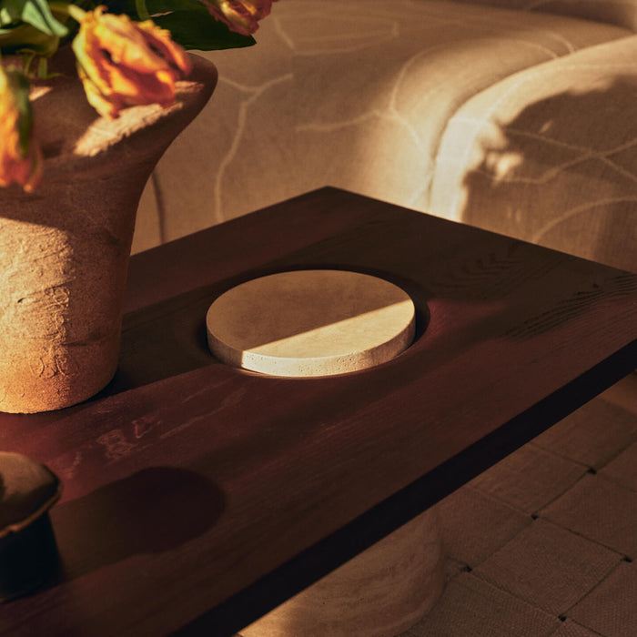 Ferm Living Grova Salontafel - Travertine