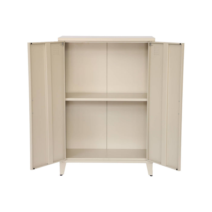 sweeek - Industriële metalen kast 2 deuren