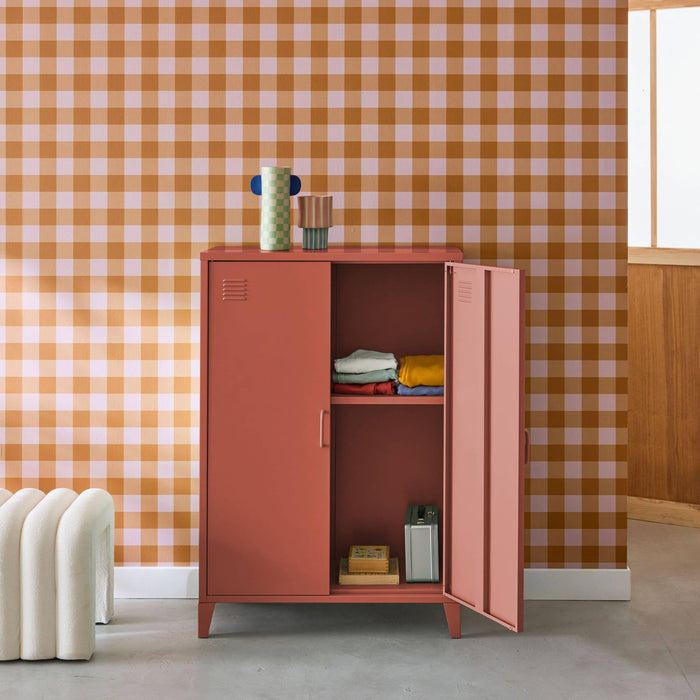 sweeek - Industriële metalen kast 2 deuren