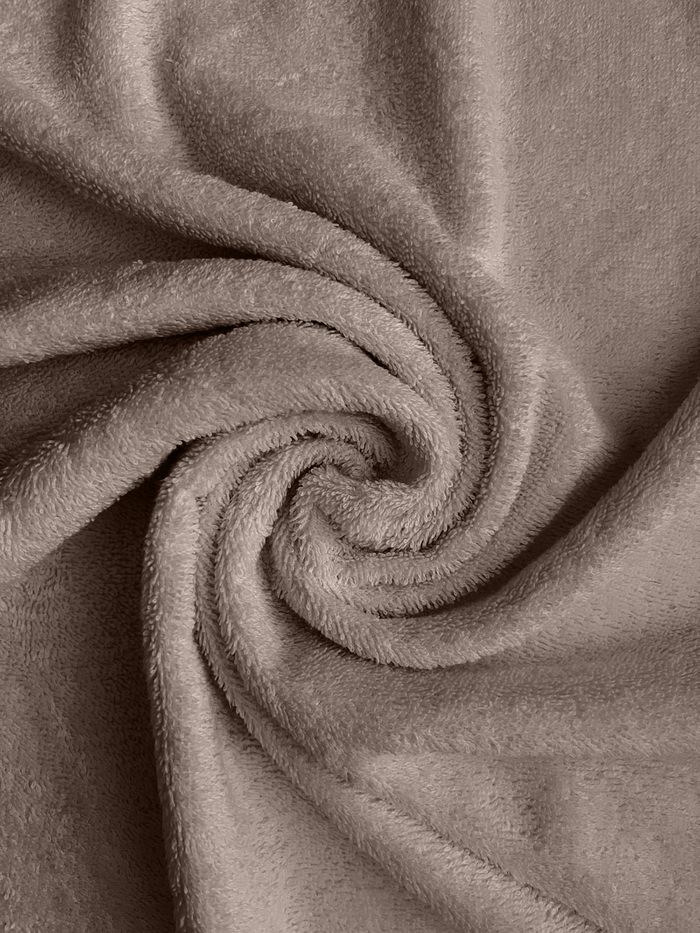 Eleganzzz Badgoedset 100% Katoen - taupe - 12-delig