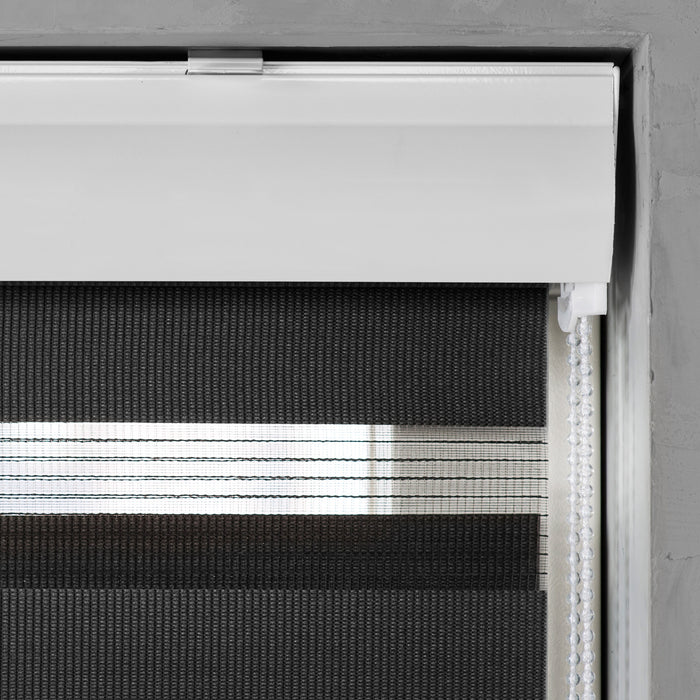 Rollit Noah Duo Rolgordijn Zwart