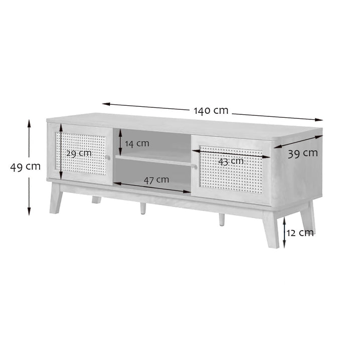 Calicosy - TV-Meubel PALMO- 140 cm