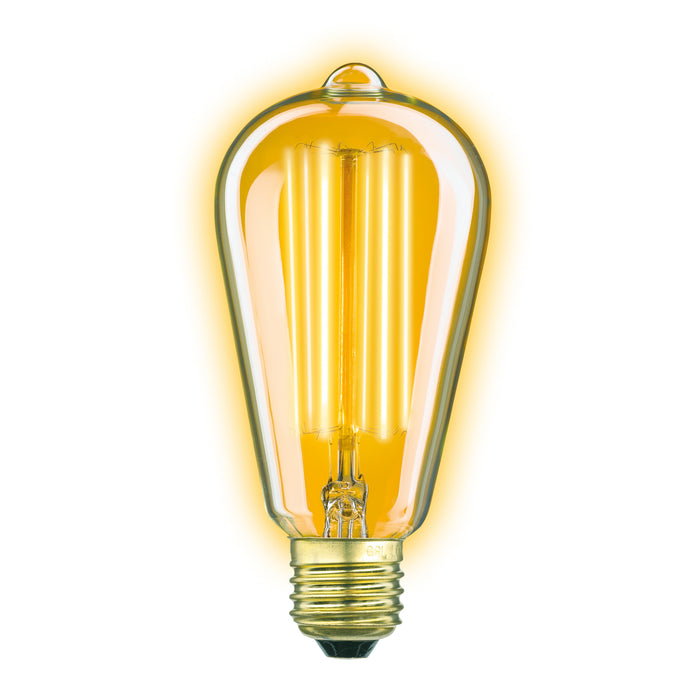 KS Verlichting LED E27 4W Edison 15 cm Classic Gold Lichtbron